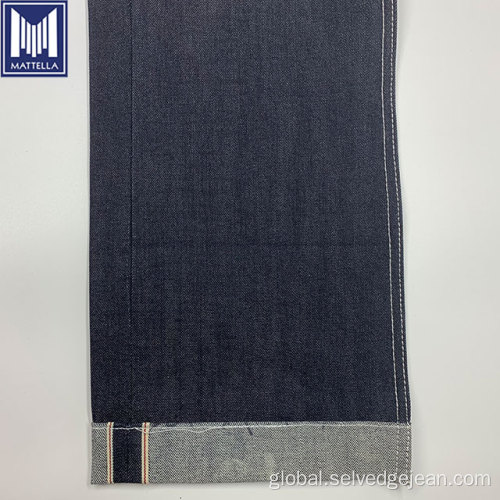 Stretch Denim Jeans Fabric 100% organic cotton 14-15oz selvedge denim fabric Factory